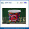 9 온스 로고 인쇄 더블 PE 일회용 종이 아이스크림 컵 / 요구르트 뚜껑 컵 협력 업체